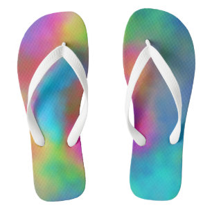 Farbige Abstraktion Badesandalen