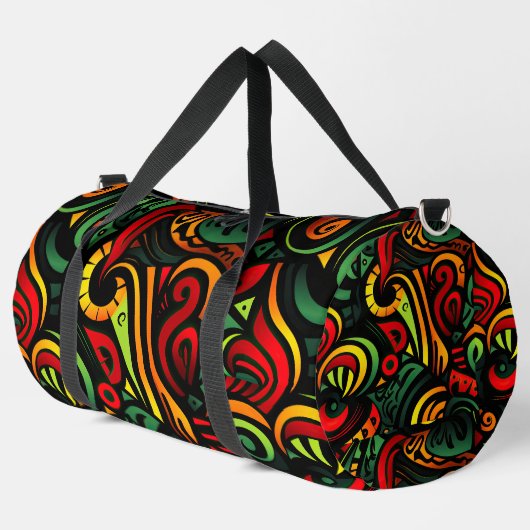 Farbige Abstraktion Duffle Bag (Linke Ecke)