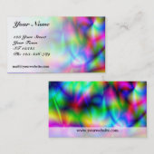 Farbige Abstraktionskarte Visitenkarte (Vorne/Hinten)
