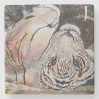 Farbige Acryl-Tiger-Monogramm