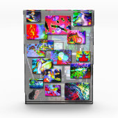 Farbige Acrylblock-Illustration Snaps Fotoblock (Vorderseite)