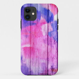 Farbige Acrylmalerei auf Holz #7 Case-Mate iPhone Hülle