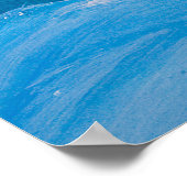 Farbige Acrylmalerei, texturierter Hintergrund. Poster (Ecke)