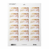 farbige Adressetiketten mit Baumstruktur (Vorne)