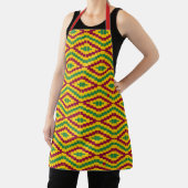 Farbige afrikanische Kente-Muster Schürze (InSitu)