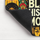 Farbige Afro Culture Graphics Mousepad (Ecke)