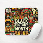 Farbige Afro Culture Graphics Mousepad (Mit Mouse)