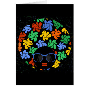 Farbige Afro-Liebe