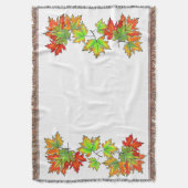 Farbige Ahorn-Blätter, hübsche Herbstfarben Decke (Vorderseite Vertikal)