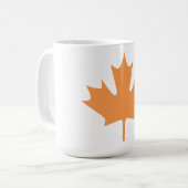 farbige Ahorn-Blätter - Tasse (Vorderseite Links)