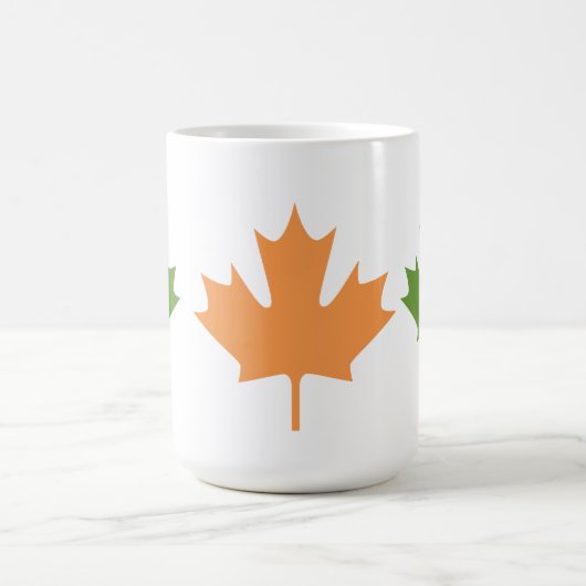 farbige Ahorn-Blätter - Tasse (Mittel)