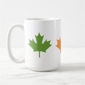 farbige Ahorn-Blätter - Tasse (Links)