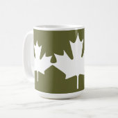 farbige Ahorn-Blätter - Tasse (Vorderseite Links)