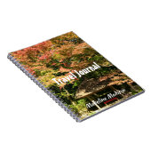 Farbige Ahornbäume und Erholung Notizblock (Rechte Seite)