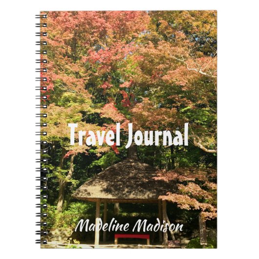 Farbige Ahornbäume und Erholung Notizblock (Vorderseite)