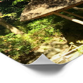 Farbige Ahornbäume und Erholung Poster (Ecke)