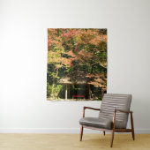 Farbige Ahornbäume und Erholung Wandteppich (Beispiel)