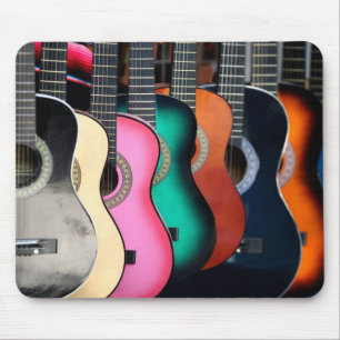 Farbige Akustikgitarren-Mauspad Mousepad