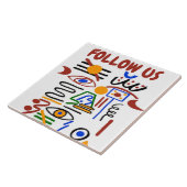 Farbige Alberne Formen, Keramik hinzufügen bearbei Fliese (Seite)