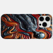 Farbige Alien Case-Mate iPhone Hülle (Rückseite (Horizontal))