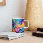 Farbige Alkoholfarbe Moderne Aquarellfarben Kaffeetasse