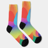 Farbige Amorphe Formen Socken (Rechts)