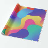 Farbige amorphe Formen Wallpaper Geschenkpapier (Ungerollt)