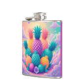 Farbige Ananas Flachmann (Links)