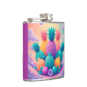 Farbige Ananas Flachmann (Rechts)