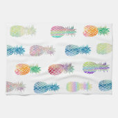 farbige Ananas Handtuch (Horizontal)