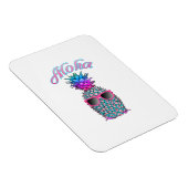 Farbige Ananas Hawaiian Aloha Magnet (Rechte Seite)