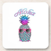 Farbige Ananas Hawaiian Aloha Untersetzer (Vorderseite)
