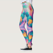 Farbige Ananas Leggings (Links)