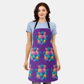 Farbige Ananas Schürze (Getragen)