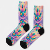 Farbige Ananas Socken (Linkes Detail)