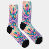 Farbige Ananas Socken (Rechts)