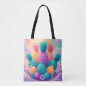 Farbige Ananas Tasche (Vorderseite)