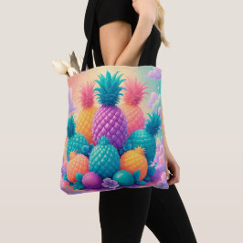 Farbige Ananas Tasche