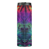 Farbige Ananas Thermosbecher (Rückseite)