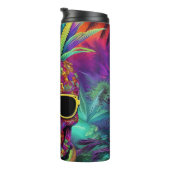 Farbige Ananas Thermosbecher (Nach rechts gedreht)