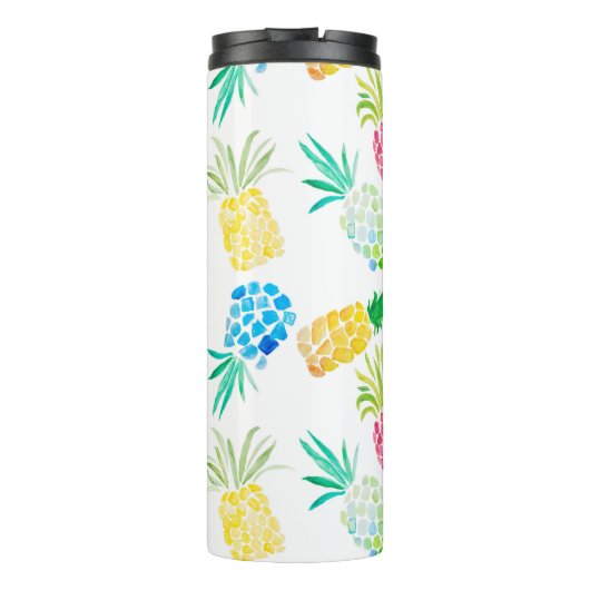 Farbige Ananas Thermosbecher (Rückseite)