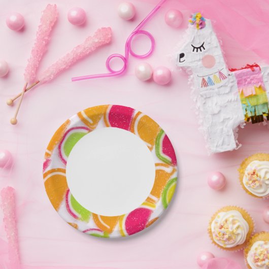 Farbige andere Gelee Pappteller (Party)