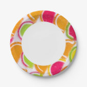 Farbige andere Gelee Pappteller (Vorderseite)