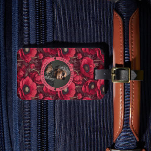 Farbige Anemonen 30. Geburtstagsgeschenk für Tocht Gepäckanhänger