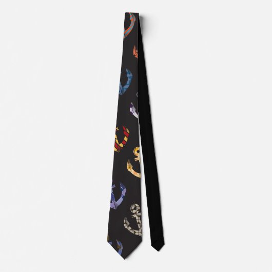 Farbige Anker Krawatte (Vorderseite)