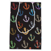 Farbige Anker Mittlere Geschenktüte (Rückseite)