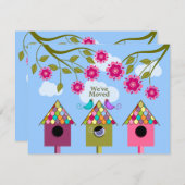 Farbige Ankündigung zum Vogelzug (Vorne/Hinten)