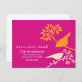 Farbige Ankündigungen zum Vogelzug (Vorne/Hinten)