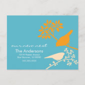 Farbige Ankündigungen zum Vogelzug (Vorderseite)