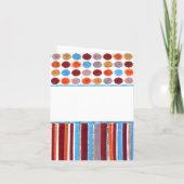 Farbige Anmerkung ~ Karten / Einladungen (Rückseite)